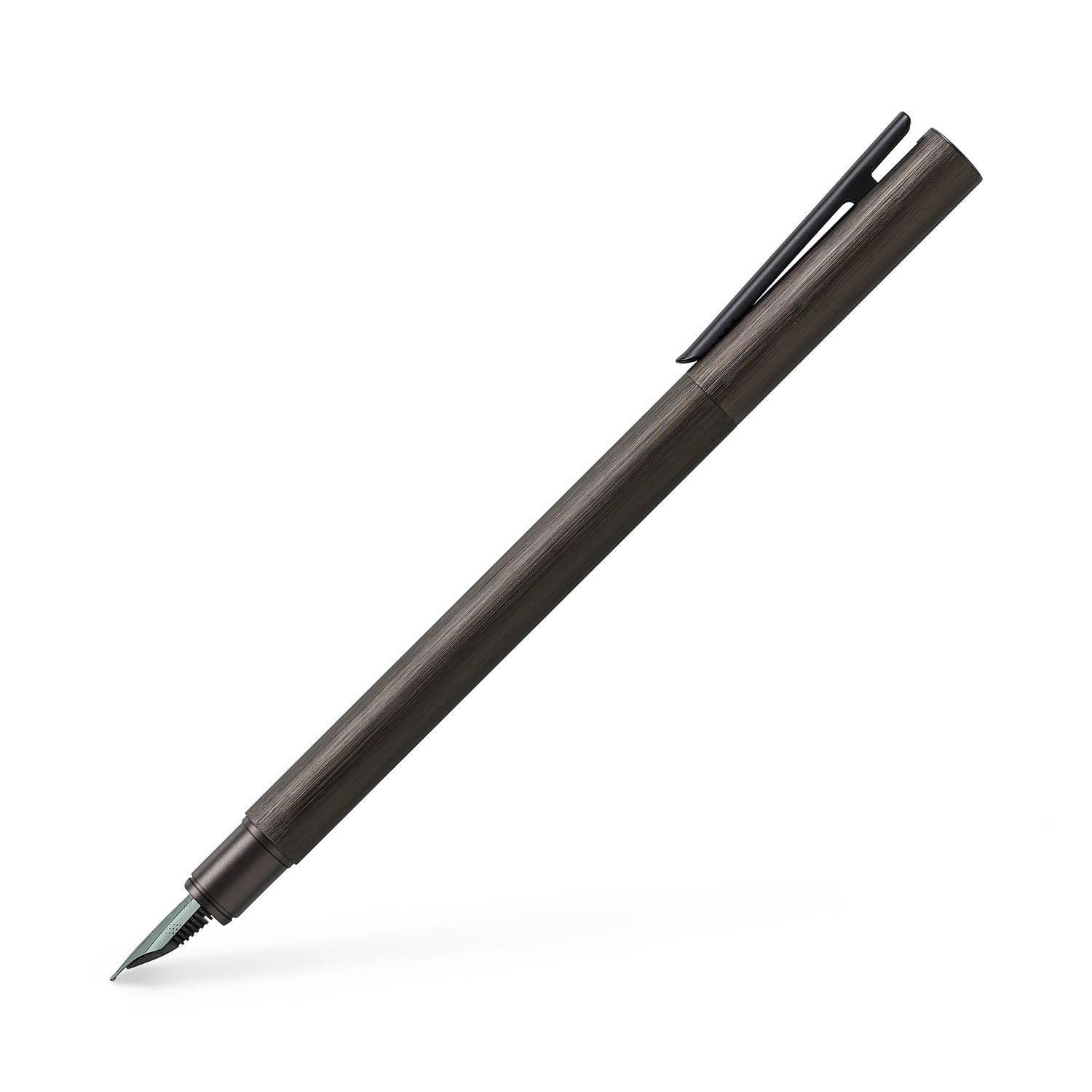 Pluma Fuente Faber Castell Neo Slim Gun Metal M