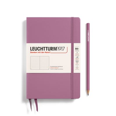 Cuaderno Leuchtturm1917 B6+, Tapa Dura, Dusty Rose, puntos