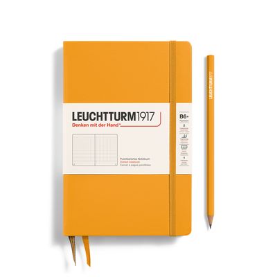 Cuaderno Leuchtturm1917 B6+, Tapa Dura, Rising Sun, puntos