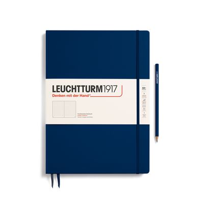 Cuaderno Leuchtturm1917 Master Slim A4+ Navy, puntos