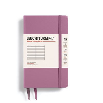 Cuaderno Leuchtturm1917 Pocket A6, Dusty Rose, Lineas