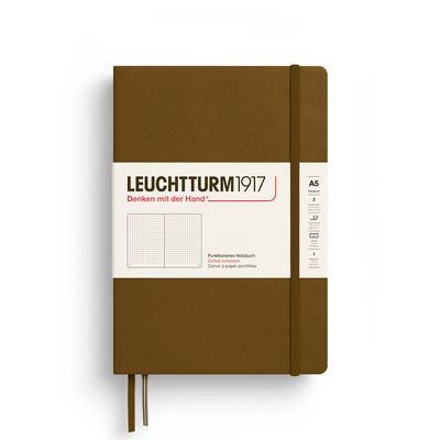 Cuaderno Leuchtturm1917 Medium A5 Spice Brown, Puntos