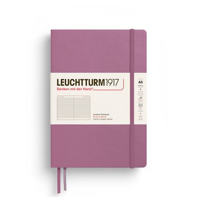 Cuaderno Leuchtturm1917 Medium A5 Dusty Rose, Lineas