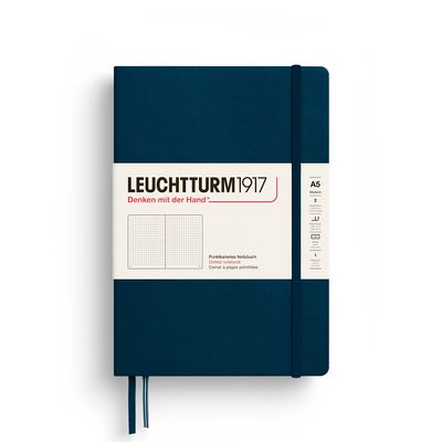 Cuaderno Leuchtturm1917 Medium A5 Deep Sea, Puntos