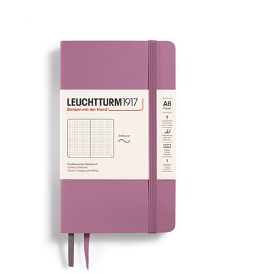 Cuaderno Leuchtturm1917 Pocket A6 Softcover, Dusty Rose, Puntos