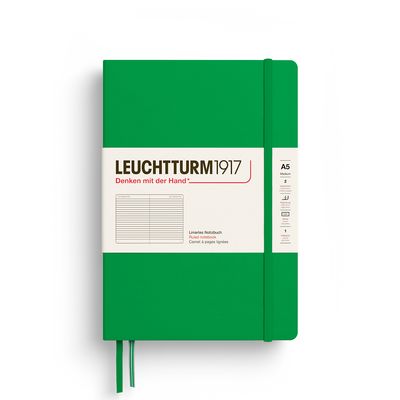 Cuaderno Leuchtturm1917 Medium A5 Spring Leaf, Lineas