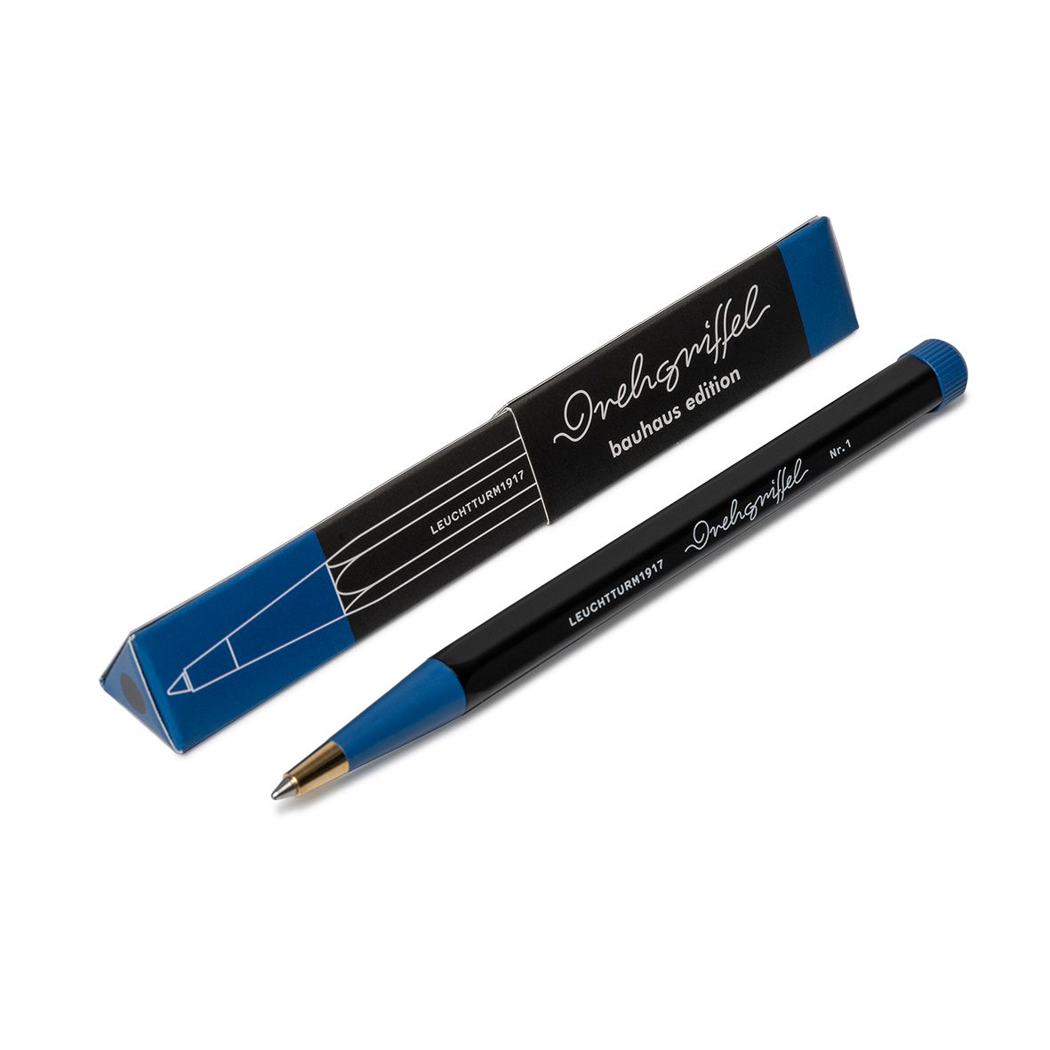 Boligrafo Leuchtturm1917 Drehgriffel Nr. 1, Bauhaus Black/Royal Blue