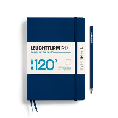 Cuaderno Leuchtturm1917 Edition 120G A5, Navy, Puntos