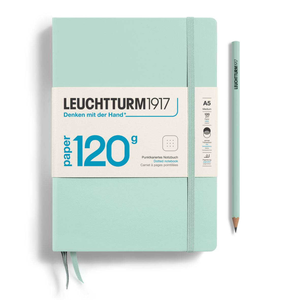Cuaderno Leuchtturm1917 Edition 120G A5, Mint Green, Puntos