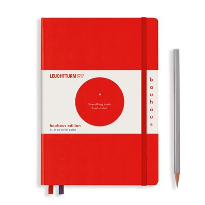 Cuaderno Leuchtturm1917 Bauhaus Edition, Rojo