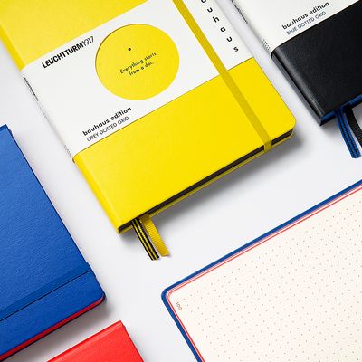 Cuaderno Leuchtturm1917 Bauhaus Edition, Black