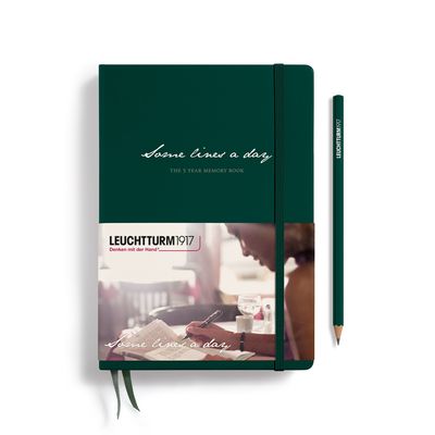 Cuaderno Leuchtturm1917 Some Lines A Day, Forest Green