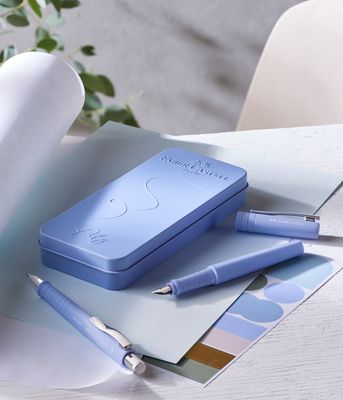 Juego de Escritura Faber Castell Poly Ball + Pen Pale Iris