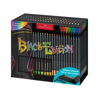Lapiz Faber Castell Black Edition 72 Colores, Rollo