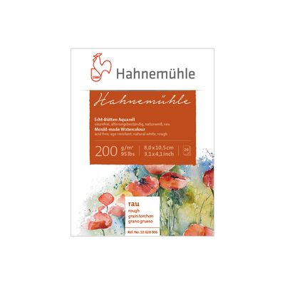 Block Hahnemuhle 200 grano grueso, 8 x 10.5cms Mini