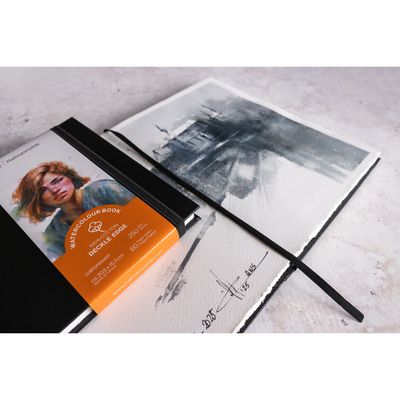 Cuaderno Hahnemuhle Watercolour Book Deckle Edge, 10.3 x 15.3