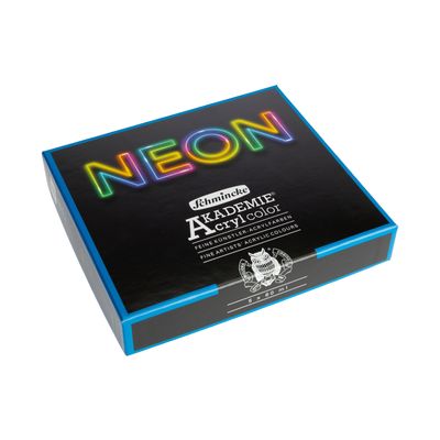 Pintura Acrilica Schmincke Akademie Acryl 5 colores Neon