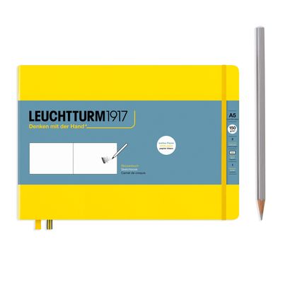 Cuaderno Leuchtturm1917 Sketchbook A5 Landscape, Lemon