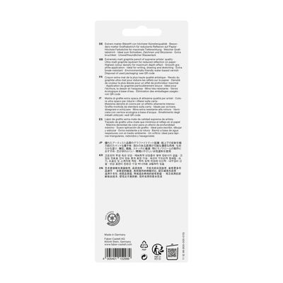 Lapiz Faber Castell Pitt Graphite Matt Blister 6 Piezas