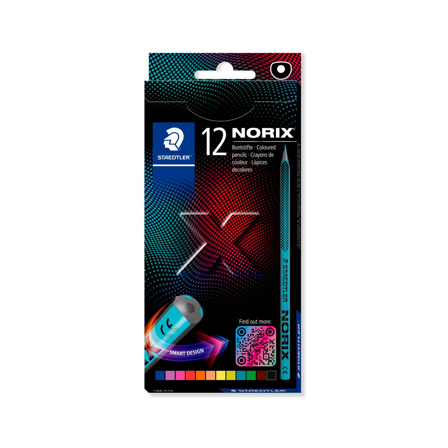 Lapiz Staedtler Norix 186 12 colores
