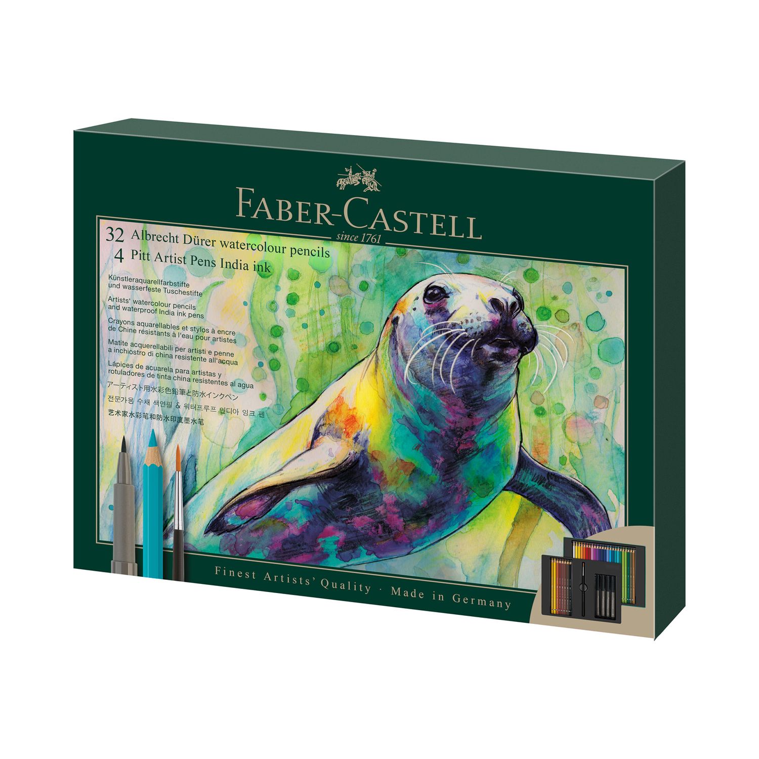 Juego Faber Castell Albrecht Durer + Artist pen 32 + 4 Piezas