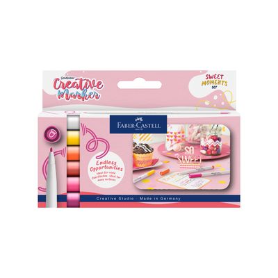 Marcador Goldfaber Creative Marker Sweet 6 Colores