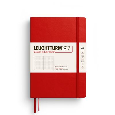 Cuaderno Leuchtturm1917 Medium A5 Cherry, Puntos
