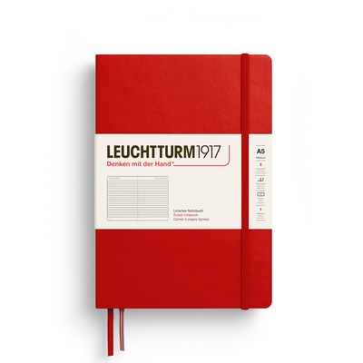Cuaderno Leuchtturm1917 Medium A5 Cherry, Rayas
