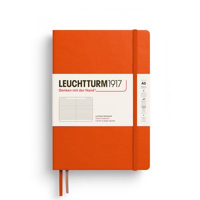 Cuaderno Leuchtturm1917 Medium A5 Pumpkin, Rayas