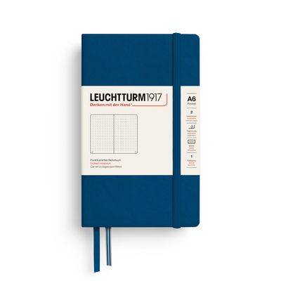 Cuaderno Leuchtturm1917 Pocket A6, Indigo, Puntos