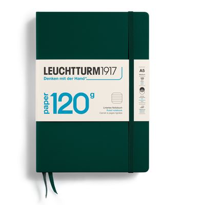 Cuaderno Leuchtturm1917 Edition 120G A5, Forest Green, Rayas