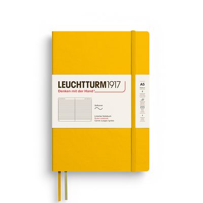 Cuadernos Leuchtturm1917 Medium A5 Softcover Sunflower, Rayas