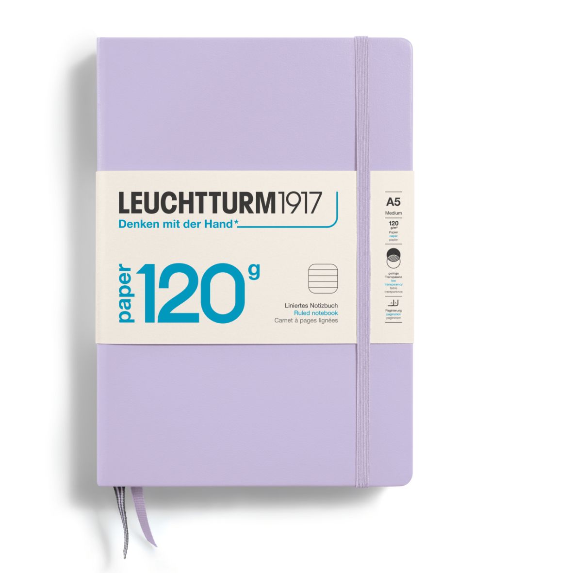 Cuaderno Leuchtturm1917 Edition 120G A5, Lilac, Rayas