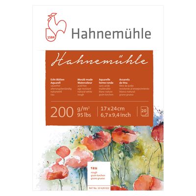 Block Hahnemuhle 200 grano grueso, 17 x 24cms