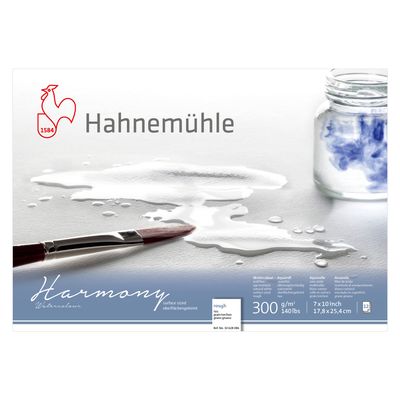 Block Hahnemuhle Harmony 300, grano grueso, 7 x 10"