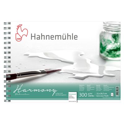 Block Hahnemuhle Harmony 300, grano satinado, 12 x 16"
