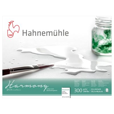 Block Hahnemuhle Harmony 300, grano satinado, 12 x 16"