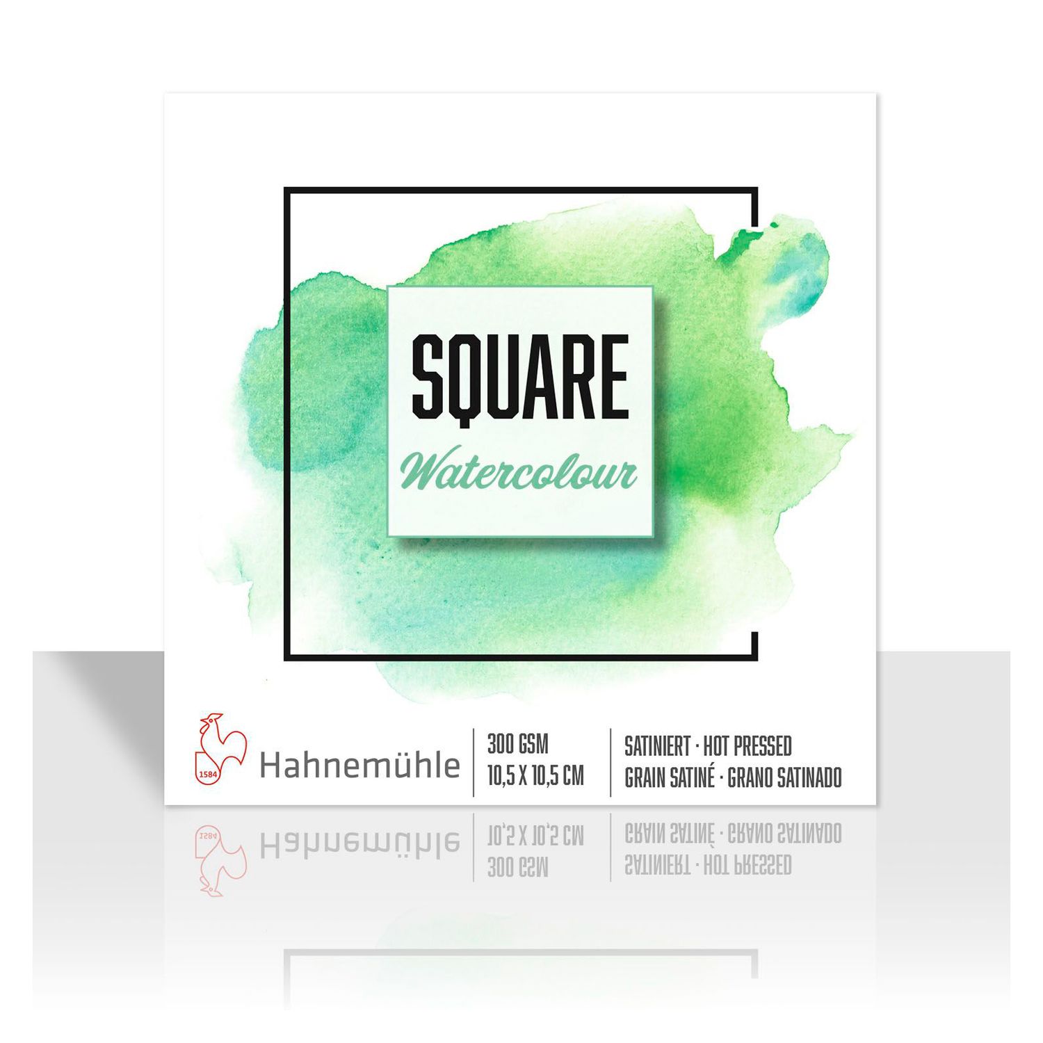 Block Hahnemuhle Square Watercolour, 300 gramos, grano satinado