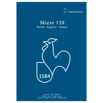 Block Hahnemuhle Skizze 120gr. tamaño A2