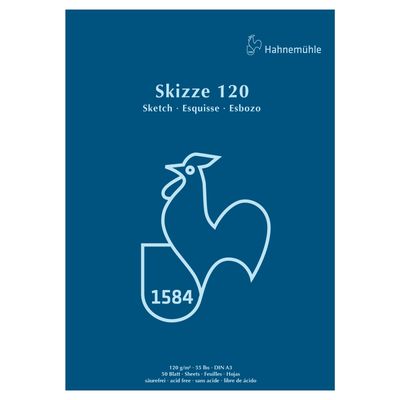 Block Hahnemuhle Skizze 120gr. tamaño A3
