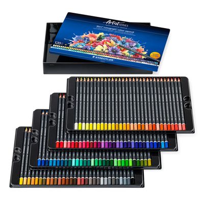 Lapiz Staedtler Mars Lumograph Colour Aquarell, 120 colores