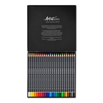 Lapiz Staedtler Mars Lumograph Colour Aquarell, 24 colores