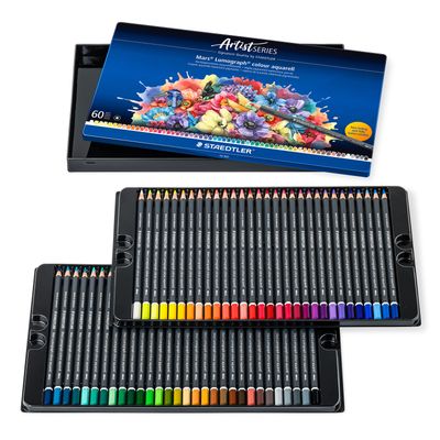 Lapiz Staedtler Mars Lumograph Colour Aquarell, 60 colores