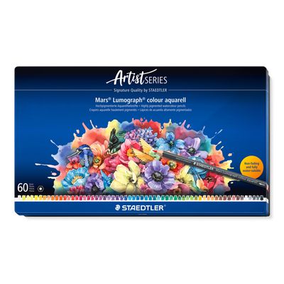 Lapiz Staedtler Mars Lumograph Colour Aquarell, 60 colores