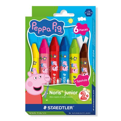 Crayon de cera Staedtler Noris Junior 224 Peppa Pig, 6 col.
