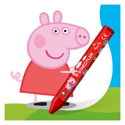 Crayon de cera Staedtler Noris Junior 224 Peppa Pig, 6 col.