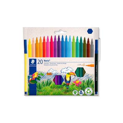Marcador Staedtler Noris 326, 20 colores