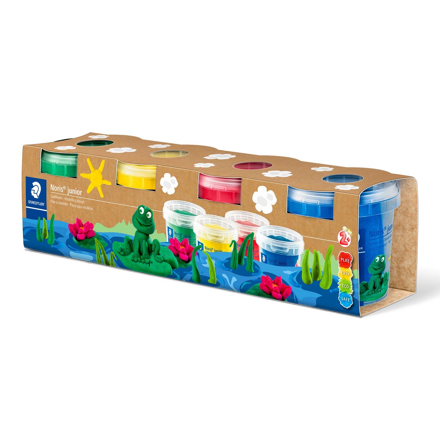 Plasticina Staedtler Noris Junior 813, 4 colores
