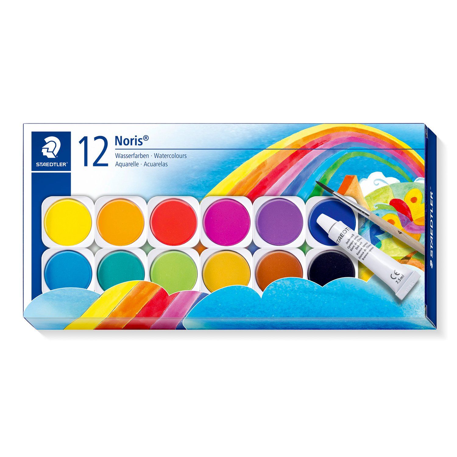 Acuarela Staedtler Noris 888, 12 colores