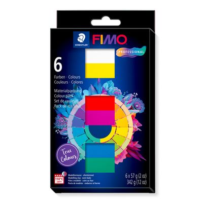 Arcilla polimerica FIMO Professional Set Color Pack, 6 col.
